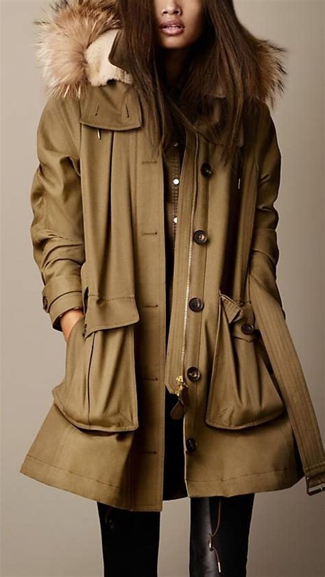 burberry dames parka